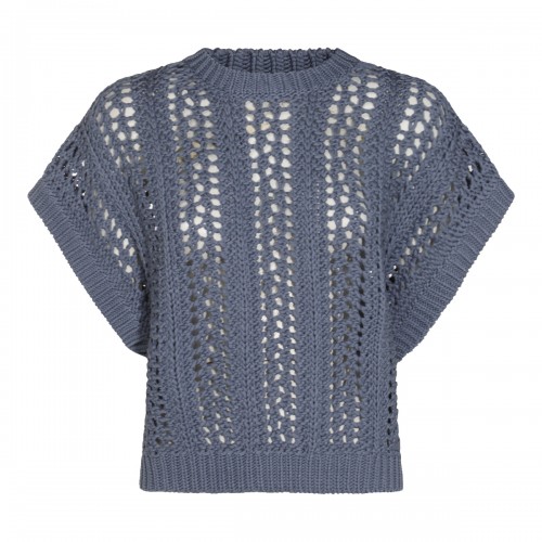 BLUE COTTON KNITWEAR