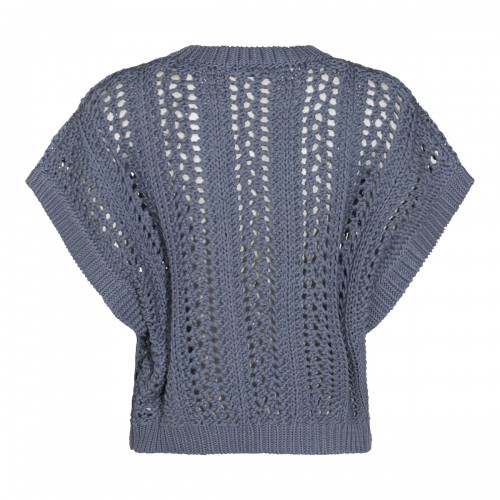 BLUE COTTON KNITWEAR