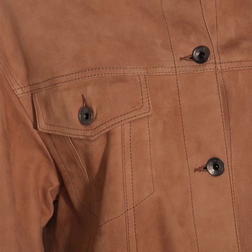 BROWN LEATHER JACKET