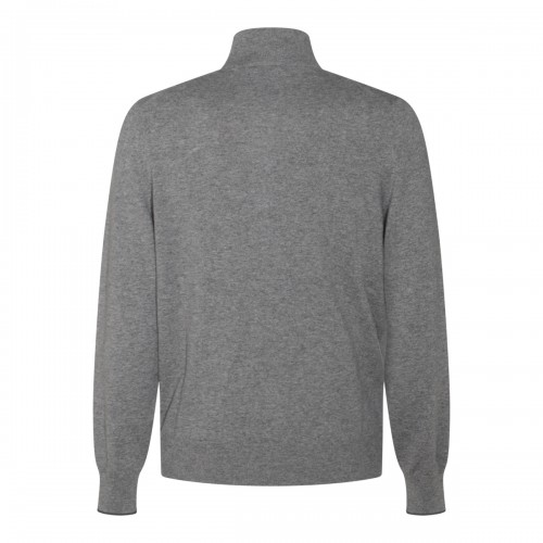 GREY WOOL KNITWEAR