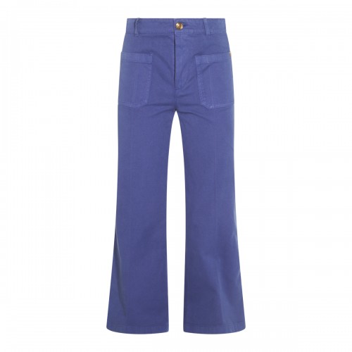 BLUE COTTON PANTS