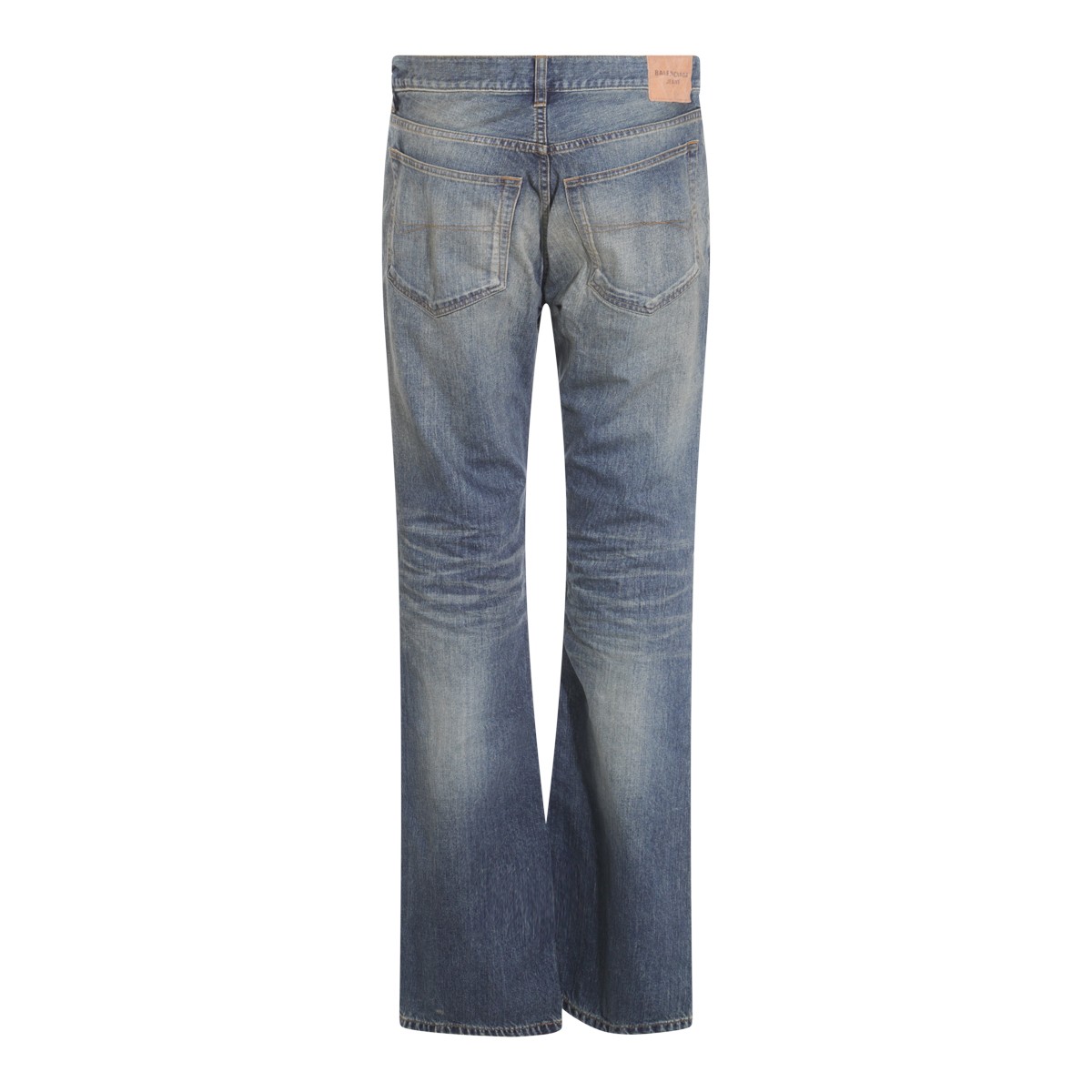 BLUE GREY COTTON DENIM JEANS BLUE GREY COTTON DENIM JEANS