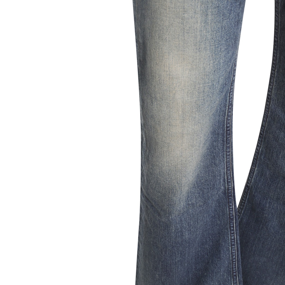 BLUE GREY COTTON DENIM JEANS BLUE GREY COTTON DENIM JEANS