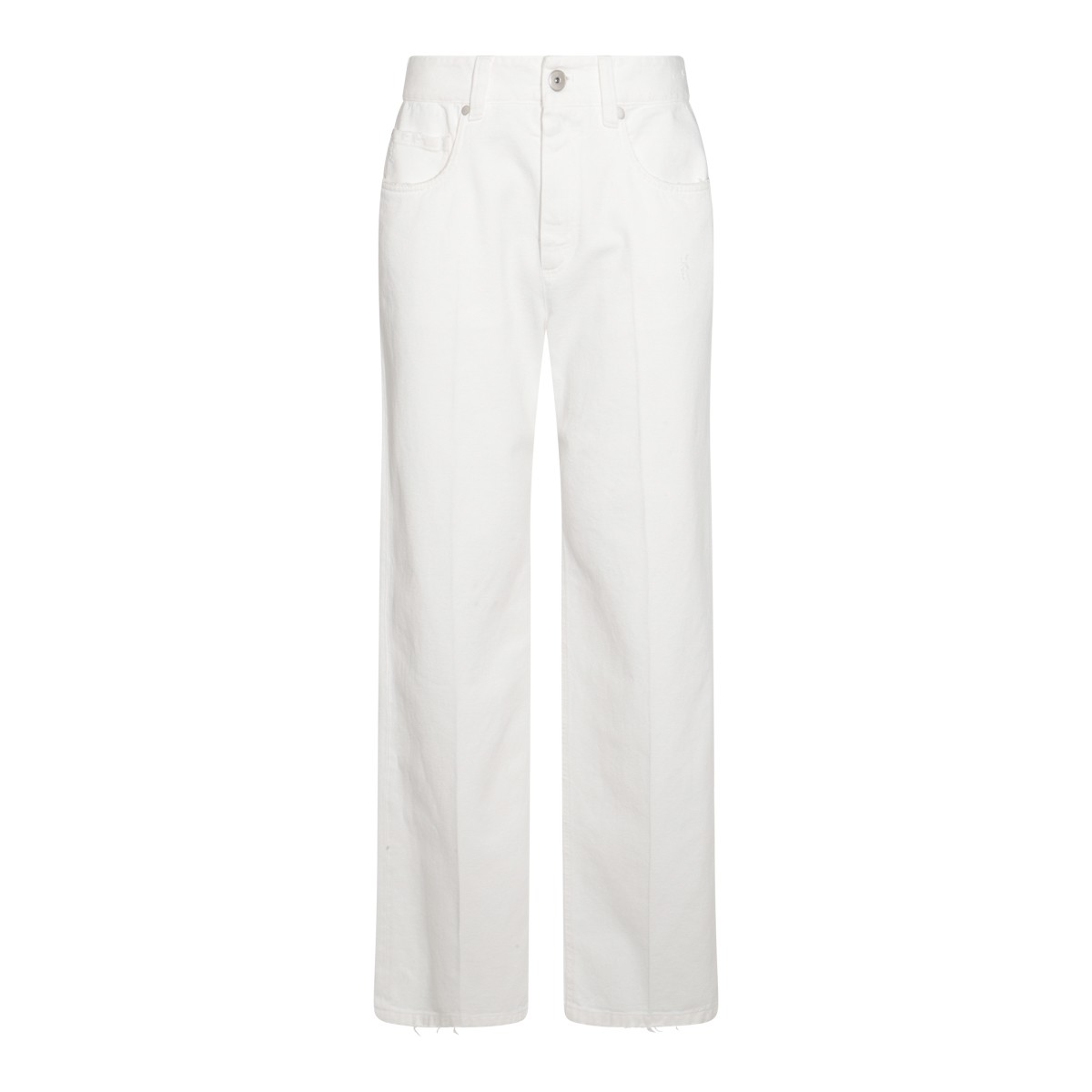 WHITE COTTON PANTS