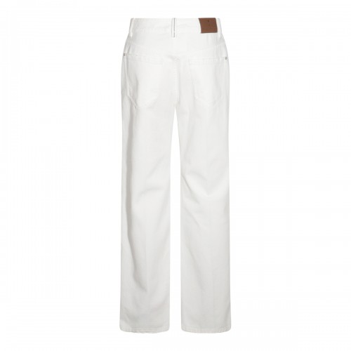 WHITE COTTON PANTS