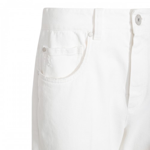 WHITE COTTON PANTS