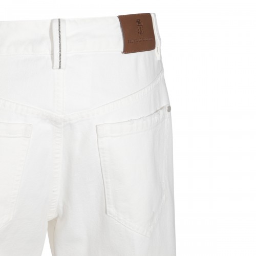 WHITE COTTON PANTS