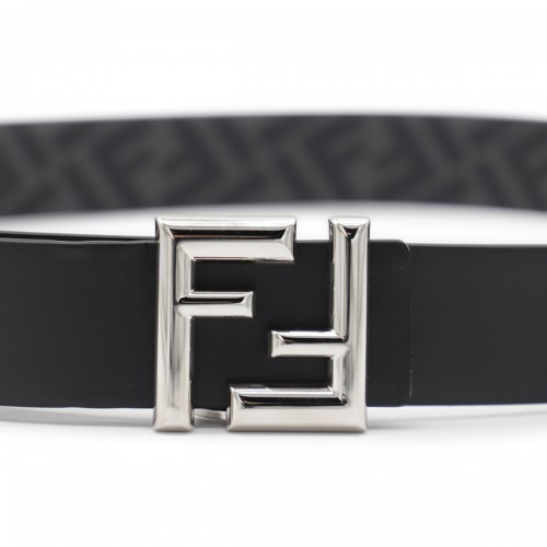 BLACK LEATHER BELT