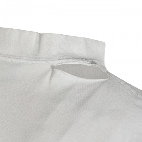 WHITE COTTON T-SHIRT