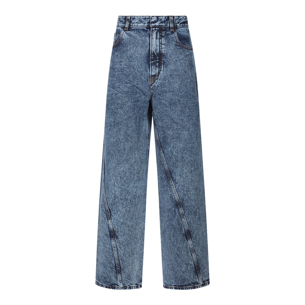 BLUE COTTON DENIM JEANS