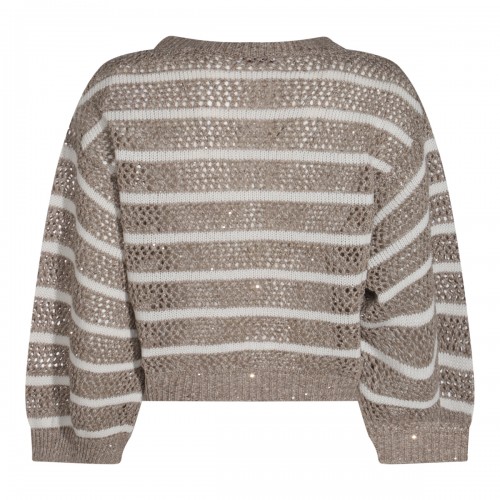 BEIGE LINEN KNITWEAR