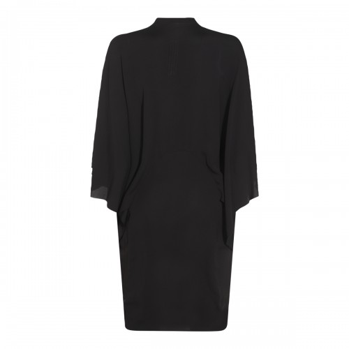 BLACK VISCOSE DRESS