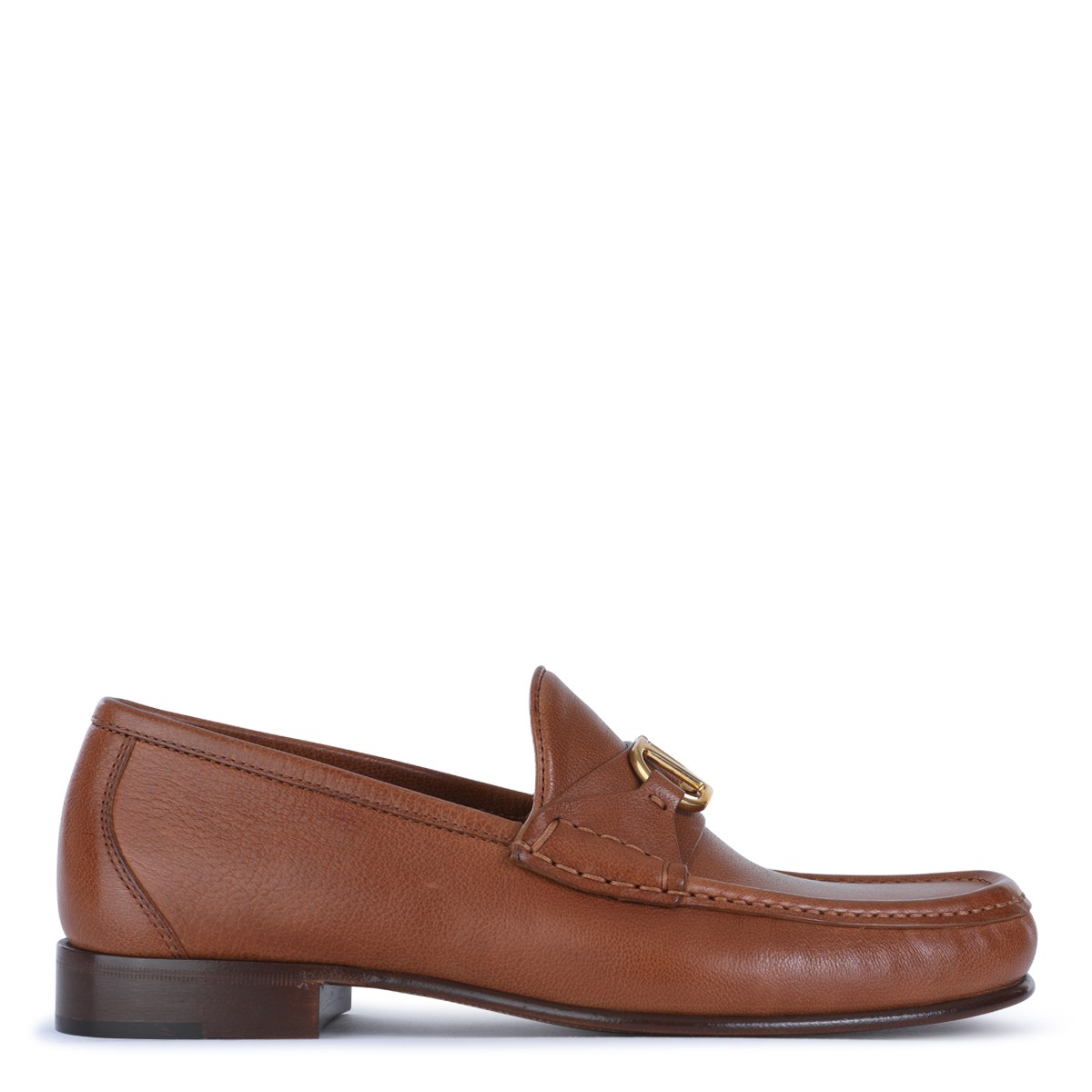 BROWN LEATHER LOAFERS