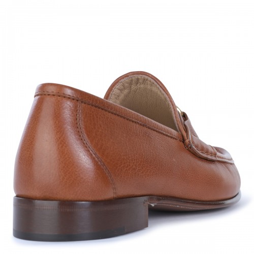 BROWN LEATHER LOAFERS