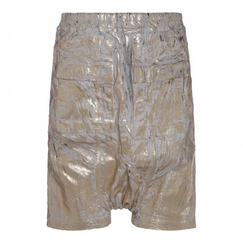 GOLD TONE COTTON SHORTS