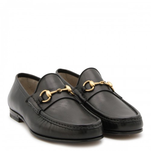 BLACK LEATHER 1953 HORSEBIT LOAFERS