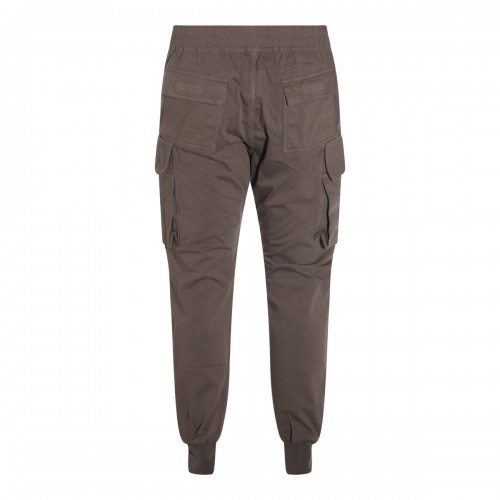 BEIGE COTTON MASTODON CUT PANTS