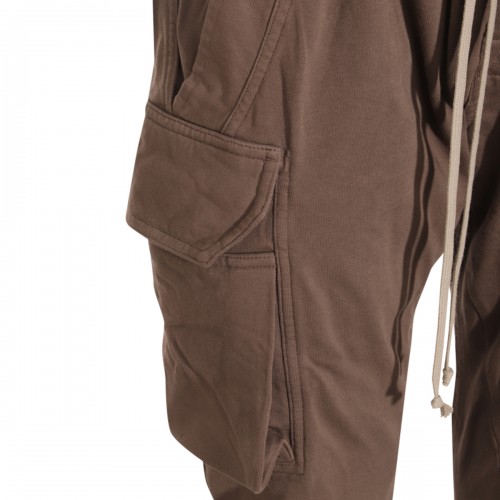 BEIGE COTTON MASTODON CUT PANTS