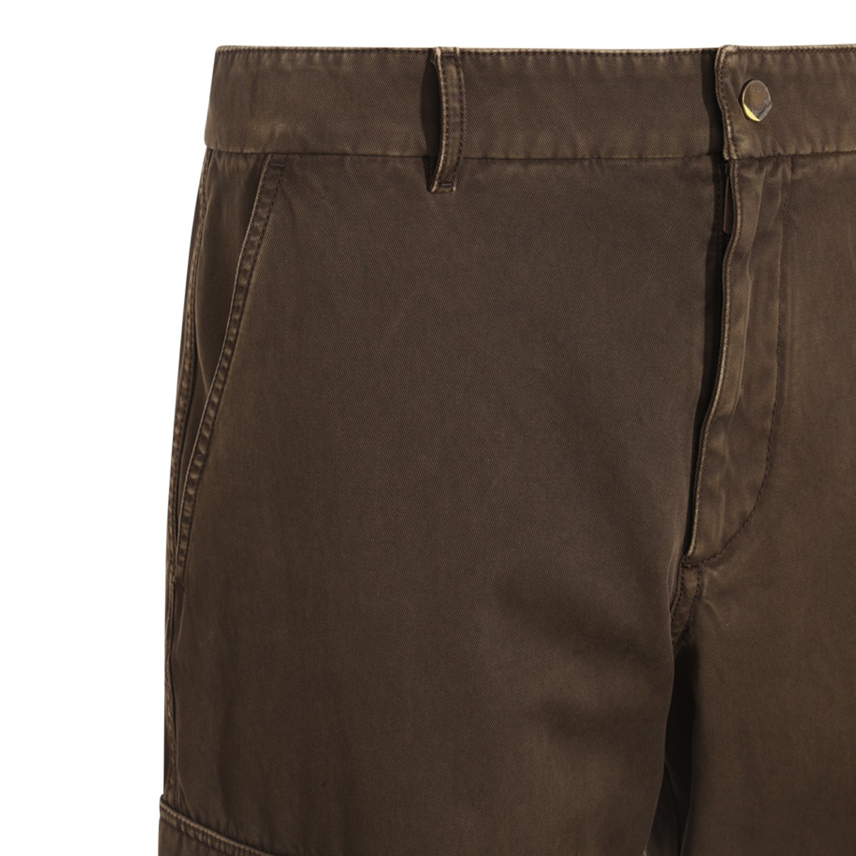 BROWN COTTON PANTS BROWN COTTON PANTS
