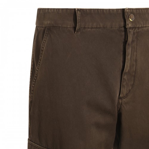 BROWN COTTON PANTS