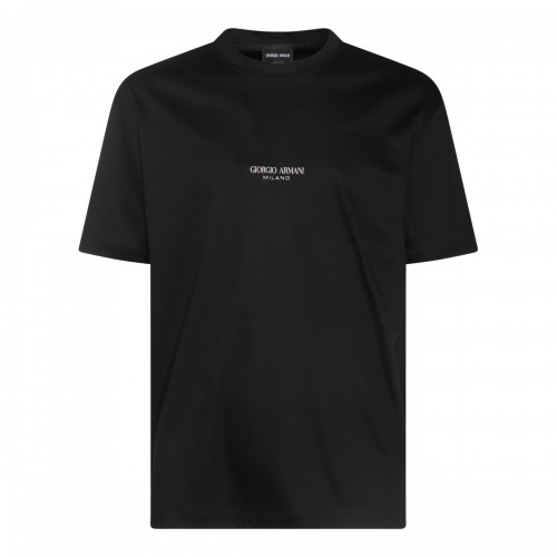 BLACK COTTON T-SHIRT