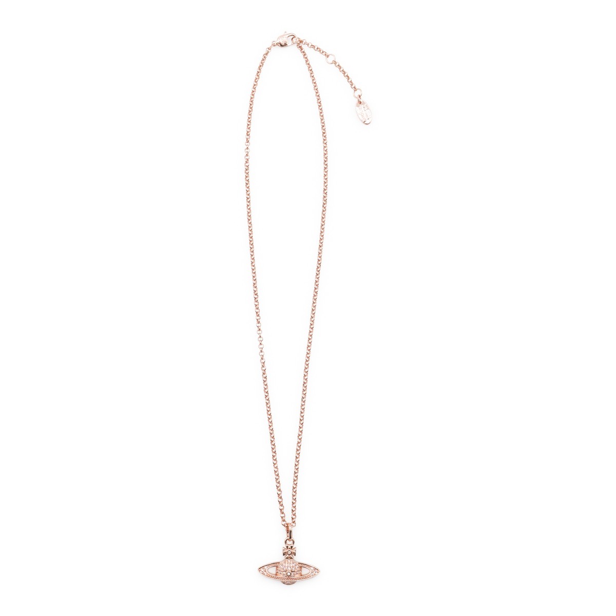 PINK GOLD BRASS NECKLACE