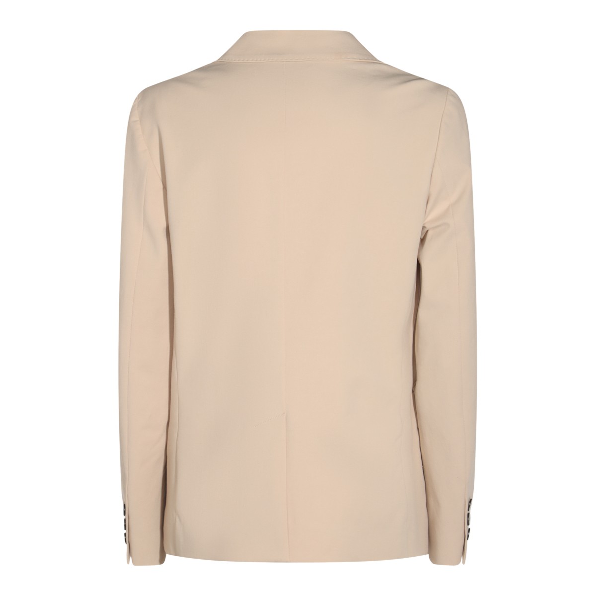 BEIGE COTTON CASUAL JACKET