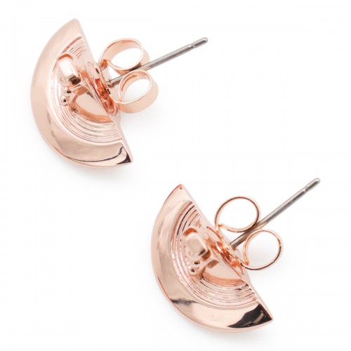 PINK BRASS EARRINGS