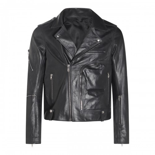 BLACK BAUHAUS LEATHER JACKET