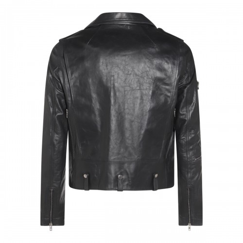 BLACK BAUHAUS LEATHER JACKET