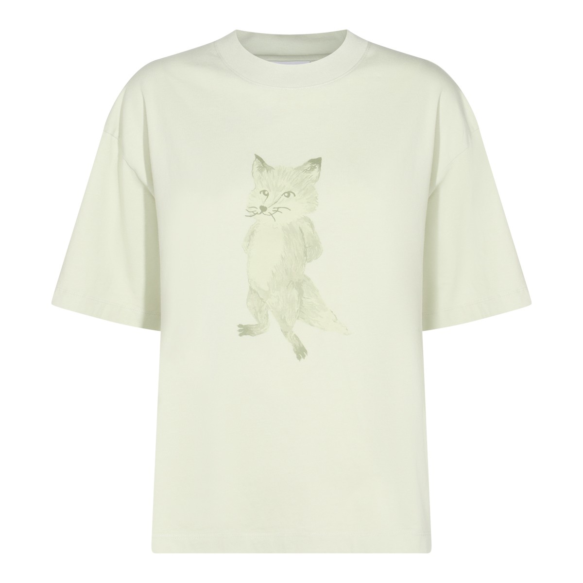 LAUREL GREEN COTTON T-SHIRT