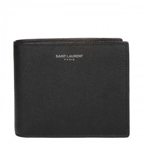 BLACK LEATHER WALLET