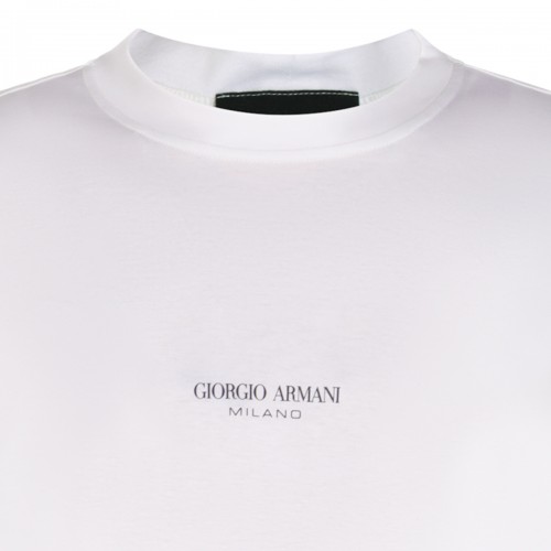 WHITE COTTON T-SHIRT