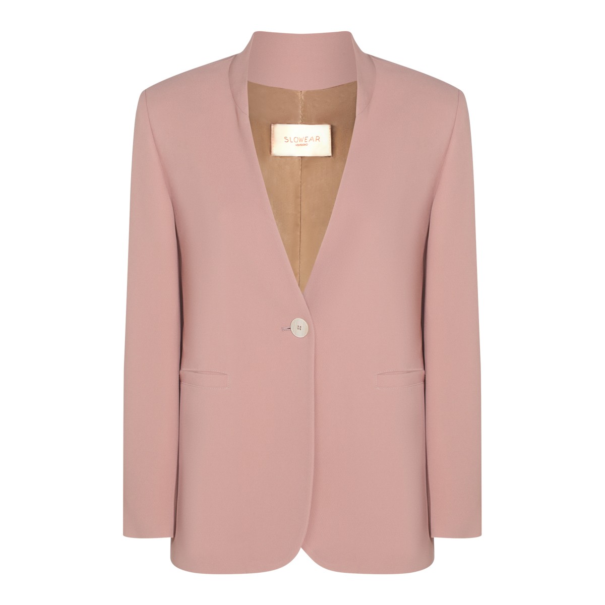 PINK VISCOSE CASUAL JACKET