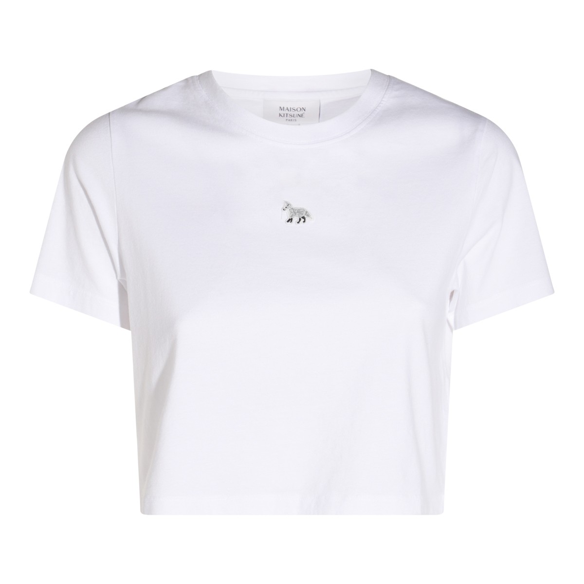 WHITE COTTON T-SHIRT