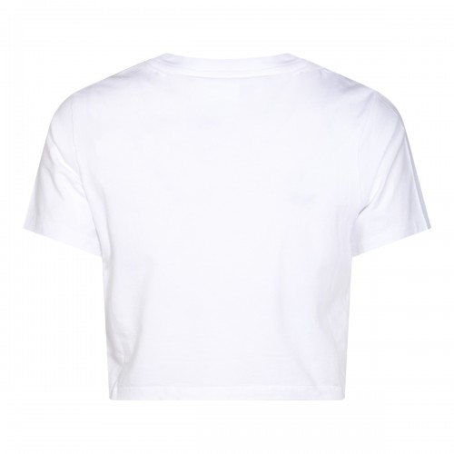 WHITE COTTON T-SHIRT