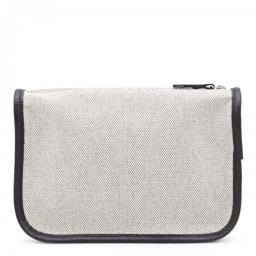 GREY LEATHER ESSENTIAL TOILE - SAC BANDOULIERE S CROSSBODY BAG