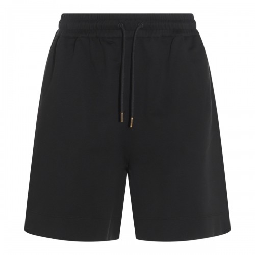 BLACK COTTON SHORTS