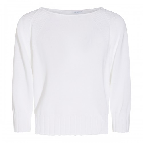 WHITE COTTON KNITWEAR