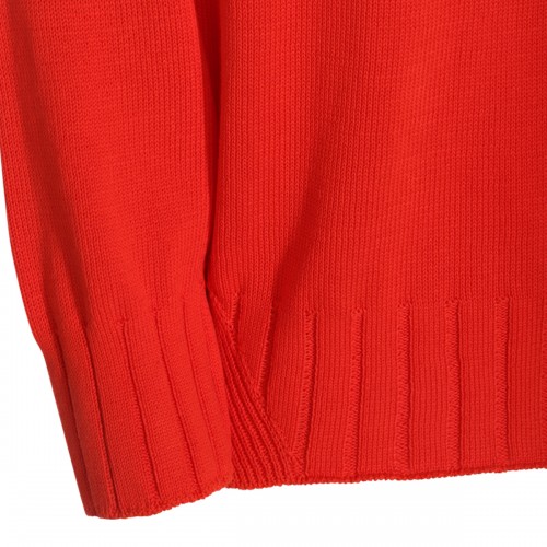 RED COTTON KNITWEAR