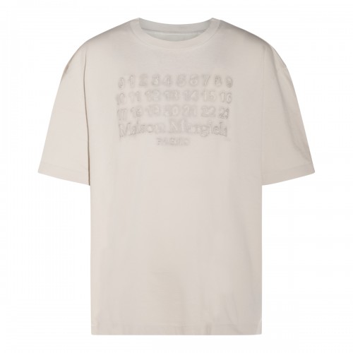 ECRU COTTON T-SHIRT