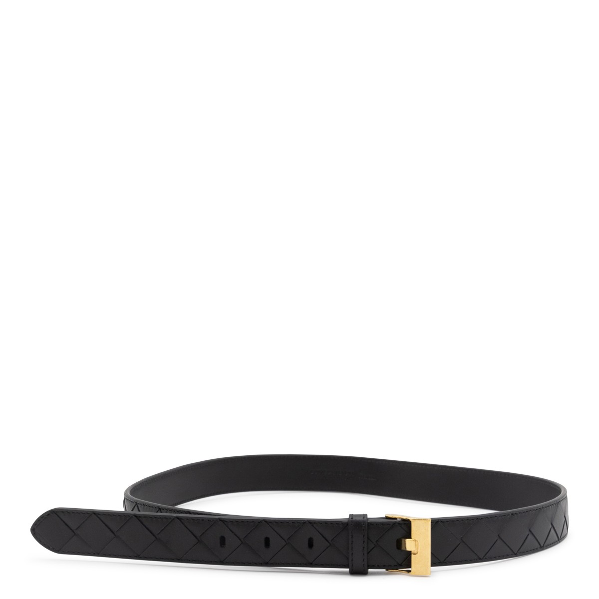 BLACK LEATHER BELT