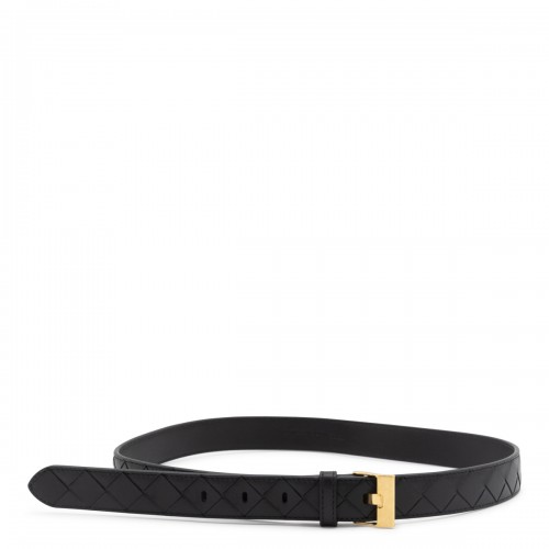 BLACK LEATHER BELT