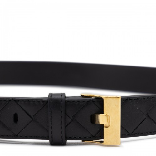 BLACK LEATHER BELT