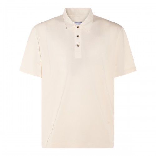 BEIGE COTTON POLO SHIRT