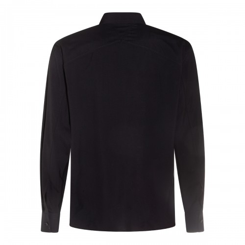 BLACK WOOL SHIRT