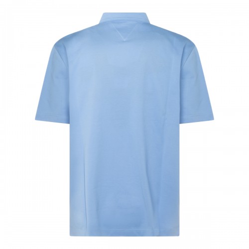 LIGHT BLUE COTTON POLO SHIRT