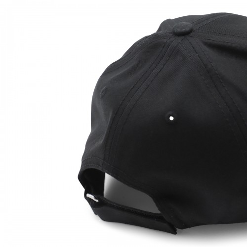 BLACK COTTON BASEBALL CAP