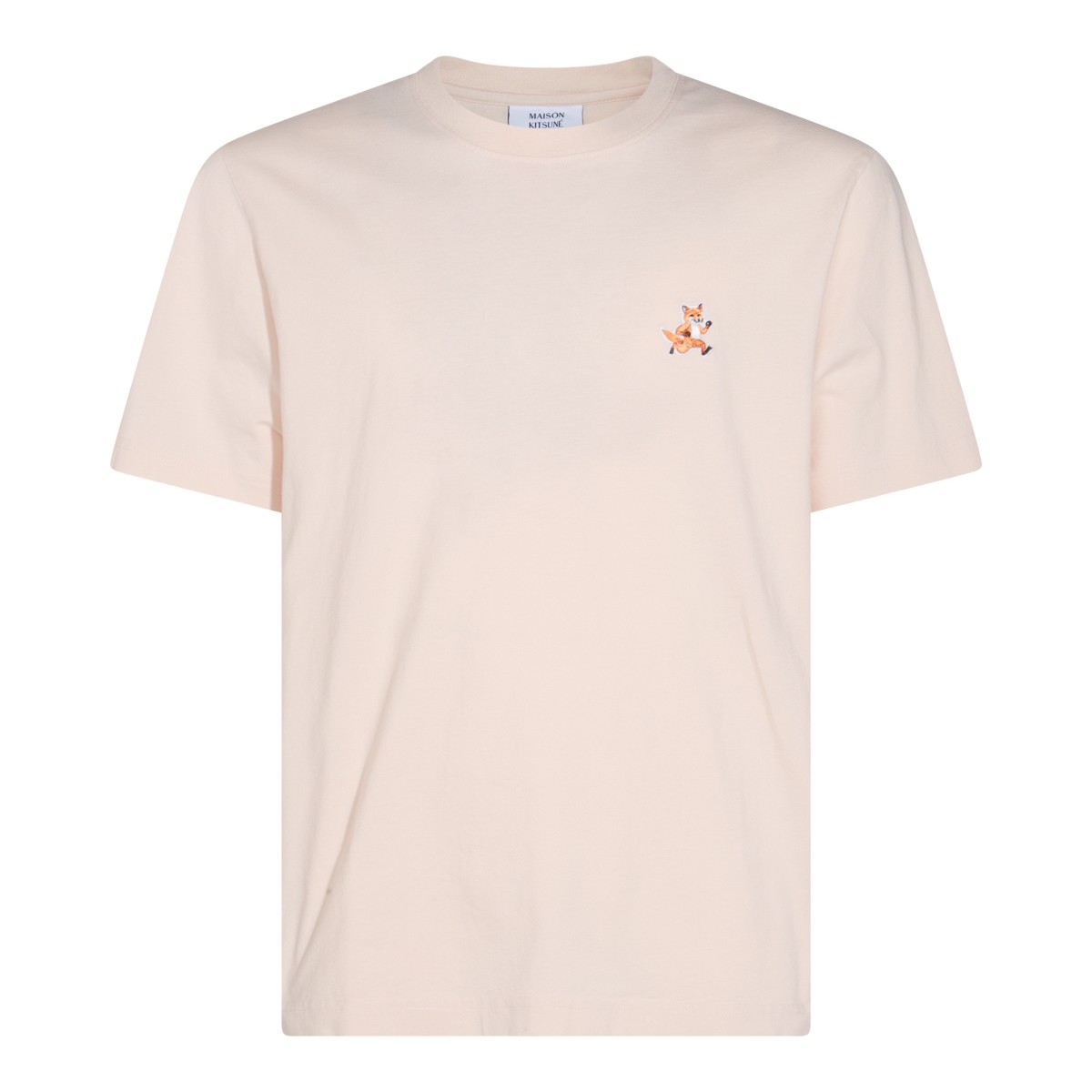 CREAM COTTON T-SHIRT