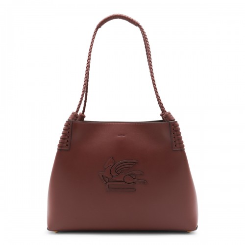 BROWN LEATHER SHOULDER BAG